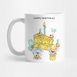 Mouse and cookies birthday design Mug